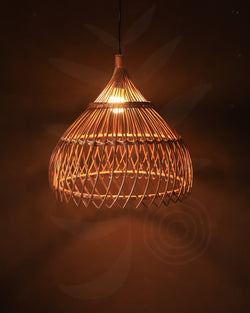 Luminária Pendente de Vime Lapa