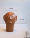 Cabeça de Cerâmica Cida Lima M - 23cm