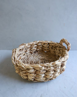 Cesto de Palha de Taboa Com Alça