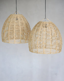 Composição de Luminárias de Palha Aramada - REF 7