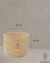 Cesto de Palha de Carnaúba Ponto Simples M