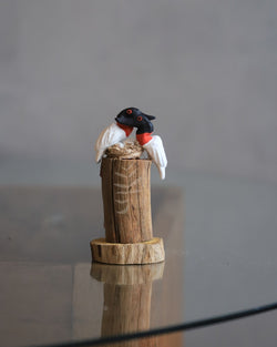 Casal de Tuiuiú de Cerâmica MOD2