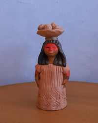 Boneca Decorativa de Cerâmica Bege MOD2