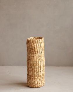 Vaso de Palha de Taboa Fino 40cm