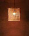 Composição de Luminária de Talo de Coqueiro REF 1