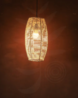 Luminária Pendente de Palha Aramada Tibau