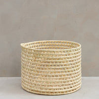 Cachepot de Palha de Carnaúba Vazado M