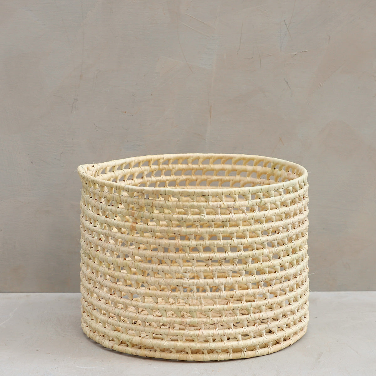 Cachepot de Palha de Carnaúba Vazado M