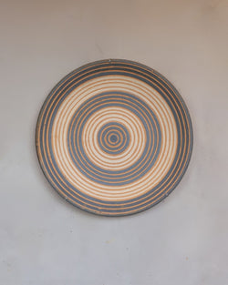 Mandala de cerâmica Azul Escuro 33cm