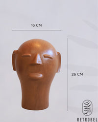 Cabeça de Cerâmica Cida Lima G - 26cm