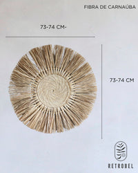 Mandala de Palha de Carnaúba Fechada G