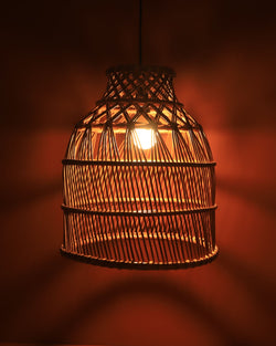 Luminária Pendente de Vime Bonete M