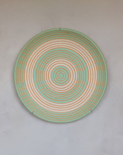 Mandala de Cerâmica Verde 33cm