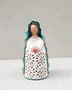 Escultura Decorativa de Cerâmica Nossa Senhora