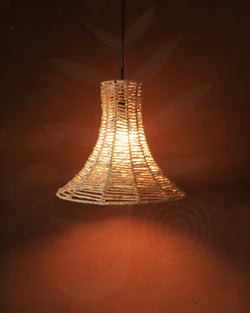 Luminária Pendente de Palha Aramada Grumari