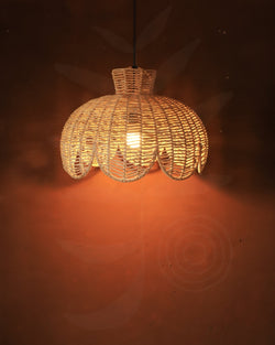 Luminária Pendente de Palha Aramada Itacaré P