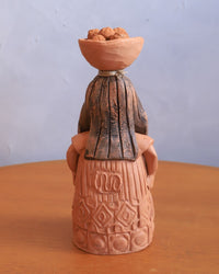 Boneca Decorativa de Cerâmica Bege MOD3