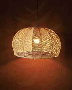 Luminária Pendente de Palha Aramada Pitanga G