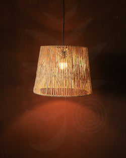 Luminária Pendente de Palha Aramada M