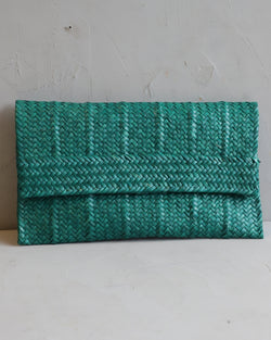 Clutch de Palha de Piaçava Verde