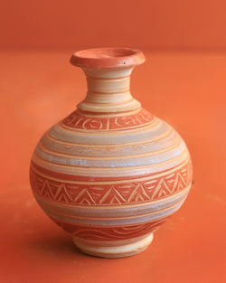 Vaso de cerâmica Tricolor MOD 3