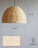 Composição de Luminárias de Palha de Taboa - REF 1