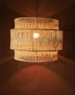 Luminária Pendente de Palha Aramada Jerioba