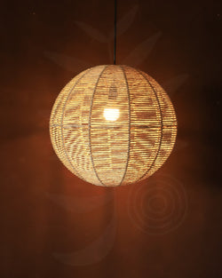 Luminária Pendente de Palha Aramada Juréia G