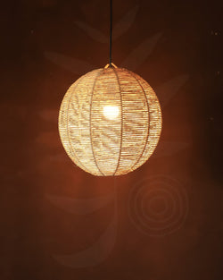 Luminária Pendente de Palha Aramada Juréia P