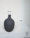 Vaso de Cerâmica Baiana Preta P - MOD1