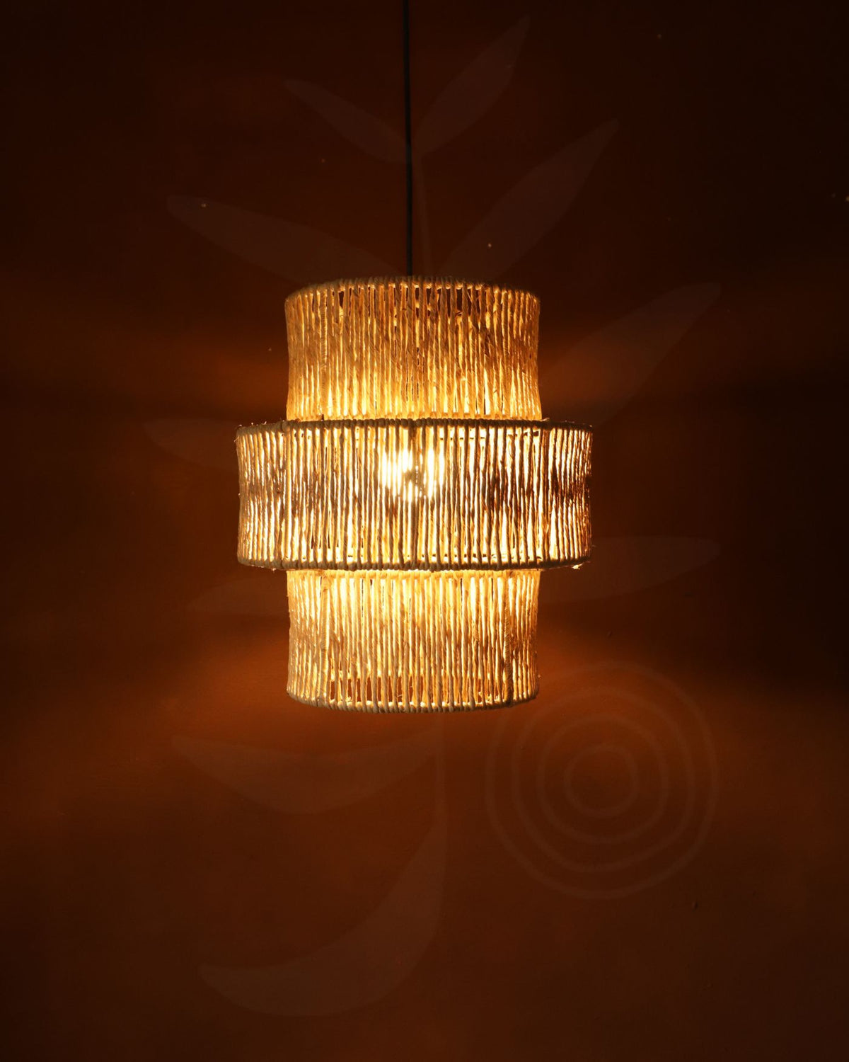 Luminária Pendente de Palha Aramada Jeri
