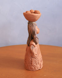 Boneca Decorativa de Cerâmica Bege MOD3