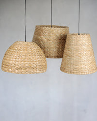 Composição de Luminárias de Palha de Taboa - REF 1