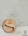 Máscara de Cerâmica Bocejo Redonda de Mesa - MOD1
