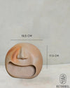 Máscara de Cerâmica Bocejo Redonda de Mesa - MOD4