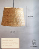 Composição de Luminárias de Palha de Taboa - REF 1