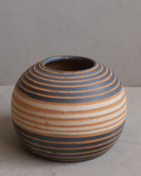 Vaso de Cerâmica Baiana Azul Escuro MOD3