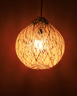 Luminária Pendente de Juta Gota P