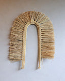 Escultura Cocar de Palha de Carnaúba Cru