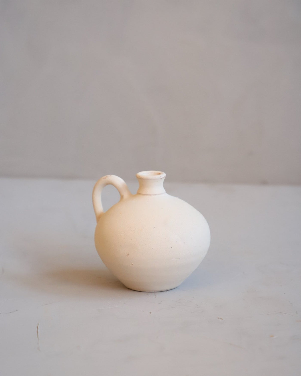 Vaso de Cerâmica Baiana Branco Tabatinga MOD3