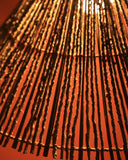 Luminária de Talo de Açaí Cone M