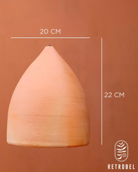 Luminária Pendente de Cerâmica Baiana Tabatinga