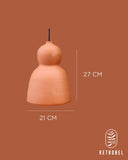 Luminária Pendente de Cerâmica Baiana Jeri