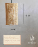 Composição de Luminárias de Palha Aramada - REF19