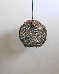 Luminária Bola de Cipó P - 25cm