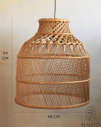 Luminária de Vime Bonete G