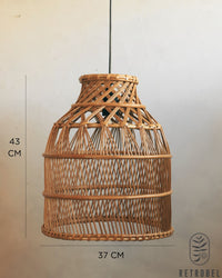Luminária de Vime Bonete P