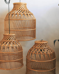 Luminária de Vime Bonete G
