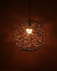 Luminária Bola de Cipó PP - 20cm