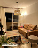 Luminária Pendente de Palha Aramada G